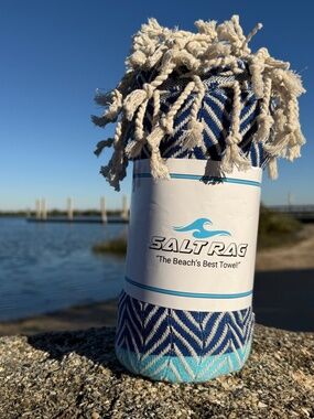 Royal Rag Blue — Salt Rag™ Sand-Resistant Turkish Beach Towel